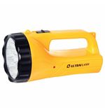 Фонарь аккумуляторный ULTRAFLASH 9хLED+12хLED, 2 режима, выдвижная вилка, заряд от сети, LED3816SM
