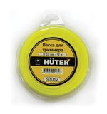 Леска для триммера HUTER S3012, ЗВЕЗДА, 3 мм, 12 м, 71/2/2