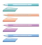 Ручка шариковая масляная BRAUBERG Extra Glide Soft Pastel, СИНЯЯ, 0,7мм, линия 0,35мм, 144073
