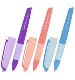 Ручка стираемая гелевая с эргономичным грипом BRAUBERG REPEAT COLOR, СИНЯЯ, ассорти, 0,5 мм,144072