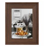 Рамка 15х21 см небьющаяся, багет 40 мм пластик, BRAUBERG "Walnut", цвет орех, 391264