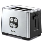 Тостер TEFAL TT420D30, 900Вт, 2 тоста, 7 режимов, сталь, серебристый, 8000035884