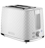 Тостер BRAYER BR2101, 930 Вт, 2 тоста, 7 режимов, пластик, белый
