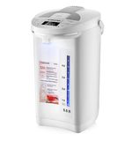 Термопот на 5,5 литров, 2 режима подачи воды BRAYER BR1091WH, 1450 Вт, 5 температурных режимов, белый