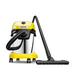 Пылесос хозяйственный KARCHER WD 3 S, мусоросборник 17 л, мощность 1000 Вт, желтый, 1.628-135.0