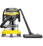 Пылесос хозяйственный KARCHER WD 5 S, мусоросборник 25 л, мощность 1100 Вт, желтый, 1.628-350.0