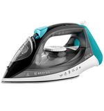 Утюг BRAYER BR4008, 2400 Вт, керамическое покрытие, автоотключение, самоочистка, антикапля, серый