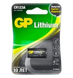 Батарейка GP Lithium CR123AE, литиевая 1 шт., блистер, 3В, CR123AE-2CR1