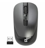 Мышь беспроводная DEFENDER Wave MM-995, USB, 3 кнопки+1 колесо-кнопка, оптическая, серая, 52993