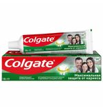 Зубная паста 100 мл COLGATE "Двойная мята", защита от кариеса, с фторидом и кальцием, 7891024149027