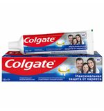 Зубная паста 100 мл COLGATE "Свежая мята", защита от кариеса, с фторидом и кальцием, 7891024149102
