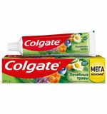 Зубная паста 150 мл COLGATE "Лечебные травы", отбеливающа, сфторидом и кальцием, 7891024133743