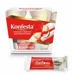 Конфеты KONFESTA со сливочно-кокосовым кремом, вафельные, 150 г, пакет