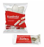 Конфеты KONFESTA со сливочно-кокосовым кремом, вафельные, 500 г, пакет