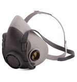 Полумаска фильтрующая Jeta Safety 5500P, обтюратор термопласт, без фильтров, размер L, 5500P-L