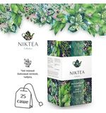 Чай NIKTEA "Mountain Thyme" черный с чабрецом, 25 пакетиков в конвертах по 2 г, TALTHA-DP0055