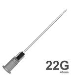 Иглы инъекционные одноразовые SFM 0,70 х 40 - 22G, КОМПЛЕКТ 100 шт.