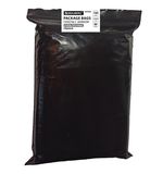 Пакеты ZIP-LOCK ОЧЕНЬ ПРОЧНЫЕ, комплект 100шт, 15x20cм, ПВД, 80мкм., ЧЁРНЫЕ, BRAUBERG
