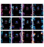 Тетради предметные, КОМПЛЕКТ 12 ПРЕДМЕТОВ, BLUR, 48л, глянцевый УФ-лак, BRAUBERG, 404836