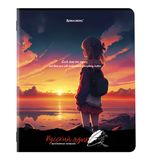Тетрадь предметная ANIME GIRLS 48л, матовая ламинация, РУССКИЙ ЯЗЫК, линия, подсказ, BRAUBERG, 404755