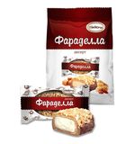 Конфеты шоколадные АККОНД "Фараделла" со сливочно-кремовой начинкой в карамели 500 г, 210160301360005