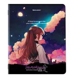 Тетрадь предметная ANIME GIRLS 48л, матовая ламинация, ГЕОМЕТРИЯ, клетка, подсказ, BRAUBERG, 404751