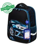 Ранец BRAUBERG FIT, 2 отделения, "Super car", 38х27х14 см, 272024