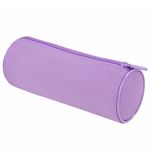 Пенал-тубус BRAUBERG, с эффектом Soft Touch, мягкий, пастельно-фиолетовый, 22х8 см, 272301