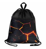 Мешок для обуви BRAUBERG БОЛЬШОЙ, с ручкой, карман на молнии, сетка, 49х41 см, "Keep out", 272405