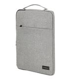 Чехол для ноутбука HEIKKI OPTION 13-14'' (ХЕЙКИ), с ручкой и карманом, серый, 35,5х24х2,5 см, 272600