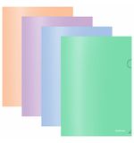 Папка-уголок ERICH KRAUSE Matt Pastel Bloom, ассорти, 0,18 мм, 61133
