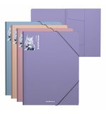 Папка на резинках ERICH KRAUSE Matt Manga, до 300 листов, ассорти, 600 мкм, 61203