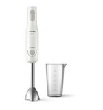 Блендер погружной PHILIPS HR2534/00, 650 Вт, 1 скорость, 1 насадка, стакан, белый