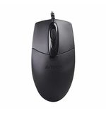 Мышь проводная A4TECH OP-720, USB, 2 кнопки + 1 колесо-кнопка, оптическая, черная, 513289