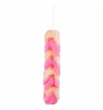 Мочалка для тела КОСИЧКА, нейлоновая, 70 г (27х5,5х5,5 см), ассорти, PLEASURE, 1135