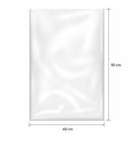 Пакеты фасовочные ПРОЧНЫЕ, первичный ПВД 60х90 см, КОМПЛЕКТ 100 шт., 50 мкм