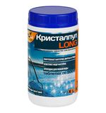 Средство для дезинфекции бассейнов, 1 кг, КРИСТАЛПУЛ LONG, медленный хлор, таблетки по 200 г, KPLG2001S