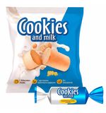 Батончики шоколадные COOKIES AND MILK молочные со сливочным печеньем, 500 г, РНК650