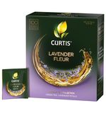Чай CURTIS "Lavender Fleur" зеленый c лавандой, лепестками роз, 100 пакетиков в конвертах по 1,7 г, 102560