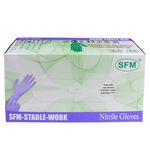 Перчатки нитриловые смотровые SFM Stable-Work, Германия, 50 пар (100 штук), размер M (средний)