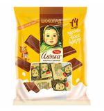 Шоколад порционный "Аленка" молочный, 210 г (14 плиток по 15 г), КО09030