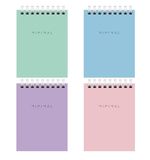 Блокнот МАЛЫЙ ФОРМАТ А7 75х105 мм, 40 л., гребень, картон, клетка, BRAUBERG "Minimal Pastel", 116431