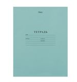Тетрадь Зелёная обложка 12 л. HATBER, офсет, косая линия с полями, 12Т5D, T52440