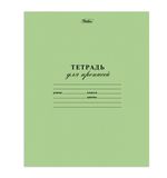Тетрадь для прописей 12 л., HATBER, частая косая линия, "Зелёная", 12Т5B5 05112, T115329