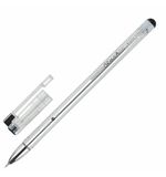 Ручка гелевая BRUNO VISCONTI "FineWrite", черная, стержень серебро, 0,4 мм, линия письма 0,3 мм, 20-0392/02