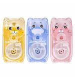 Корректирующая лента BRAUBERG KIDS "ЗВЕРЯТА", 5 мм х 8 м, механизм перемотки, корпус ассорти, блистер, 272499