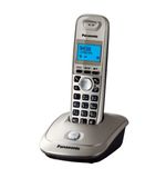 Радиотелефон PANASONIC KX-TG2511RUN, память 50 номеров, АОН, повтор, спикерфон, полифония, радиус 10-100 м, цвет платиновый