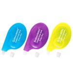 Корректирующая лента BRAUBERG ULTRA NEON, 5 мм х 8 м, цвет ассорти, блистер, 272664