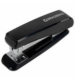 Степлер №24/6, 26/6 BRAUBERG "Standard", до 30 листов, черный, 272755