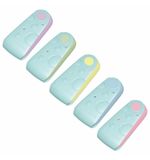 Ластик BRAUBERG "ULTRA PASTEL", 57х24х15 мм, пастельные цвета ассорти, бирюзовый пластиковый держатель, 272688